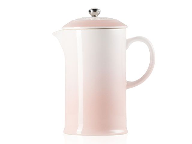 Cafetiere Shell Pink 1L Le Creuset -好家居杂志