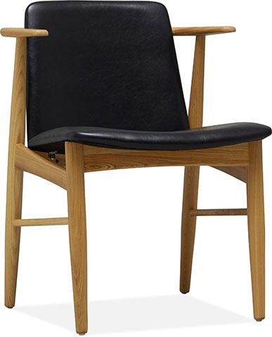 黑色和木制椅子-黑色调色板:我们的首选-灵感- goodhomesmagazine.com