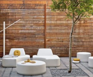 极简主义花园座位- 6个时尚的花园座位区在Instagram - garden - goodhomesmagazine.com