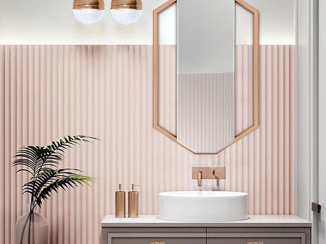 粉色浴室方案-如何让你的浴室看起来更昂贵-浴室- goodhomesmagazine.com