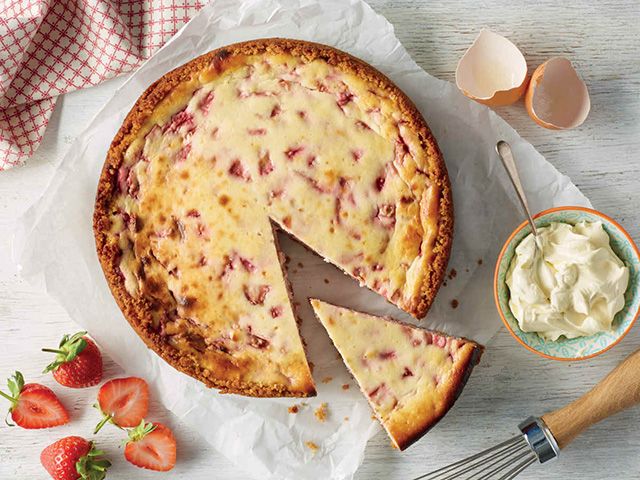 Aldis烤草莓奶酪蛋糕食谱-厨房-好家杂志