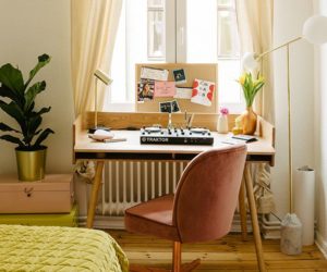家庭办公室风格- 5个最好的颜色装饰家庭办公室-家庭办公室- goodhomesmagazine.com
