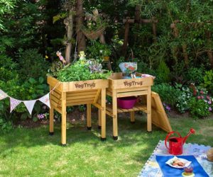 蔬菜花园-简单的花园想法，让孩子们保持他们的娱乐-花园- goodhomesmagazine.com
