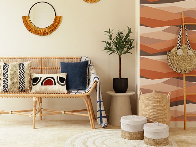 波西米亚生活空间- 5个创意橙色装饰的想法-灵感- goodhomesmagazine.com