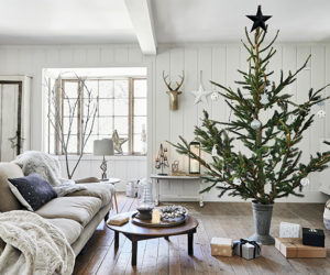 斯堪的纳维亚小木屋圣诞节